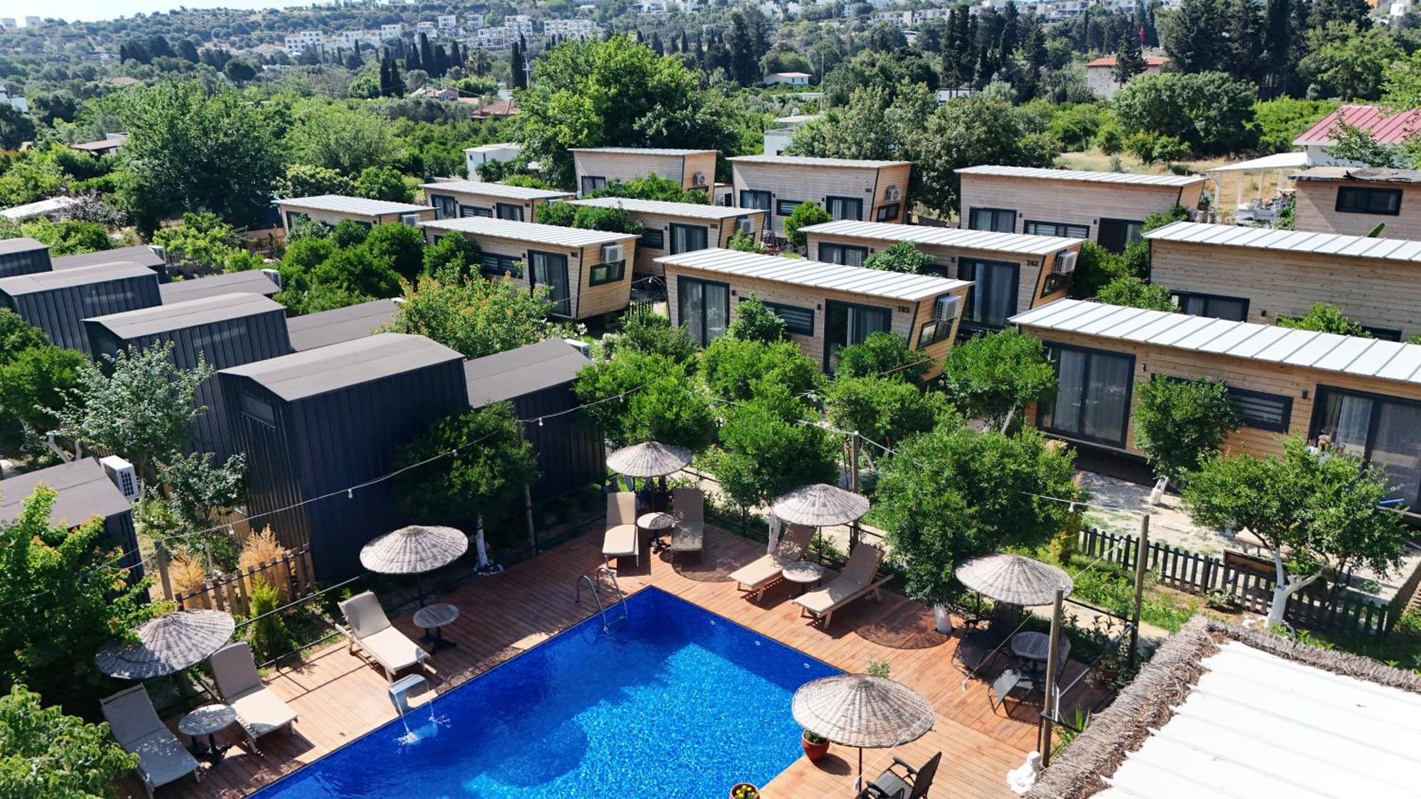 Gaia Tiny Houses Butik Hotel Bodrum Exterior photo